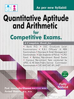 SURA`S Arithmetic and Quantitative Aptitude Book for Competitive Exam Book - Latest Edition 2023