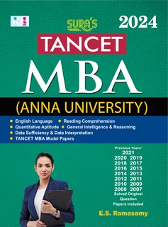 SURA`S TANCET MBA Entrance Exam Book in English - Latest Edition 2024