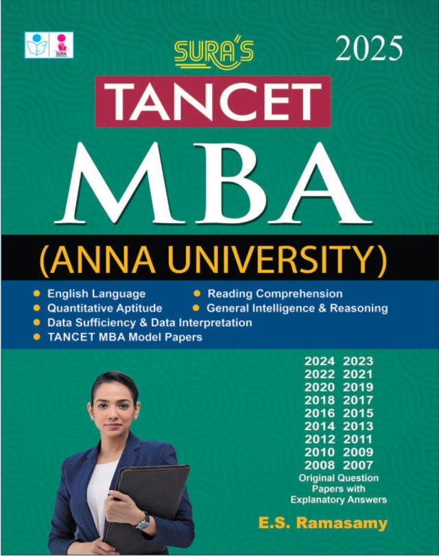 SURA`S TANCET MBA Entrance Exam Book in English - Latest Edition 2025