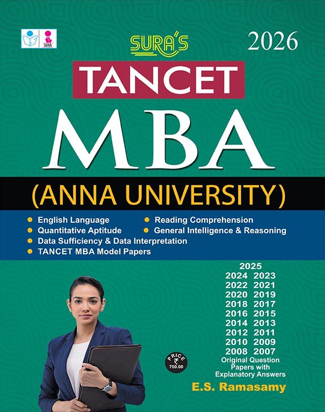 SURA`S TANCET MBA Entrance Exam Book in English - Latest Edition 2026