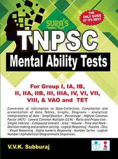 SURA`S TNPSC Mental Ability Tests Exam Study Material Book 2025