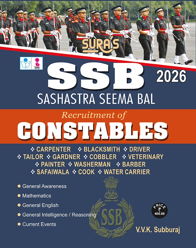SURA`S Sashastra Seema Bal (SSB) Constables Exam Books in English - LATEST EDITION 2026