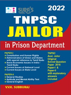 SURA`S TNPSC Prison Department Jailor Exam Books - LATEST EDITION 2022