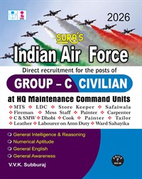SURA`S Indian Air Force Group C ( Civilian ) Exam Books - LATEST EDITION 2026