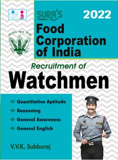 SURA`S Food Corporation of India ( FCI ) Watchmen Exam Books 2022