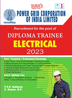 SURA`S PGCIL (Power Grid Corporation of India Limited) Diploma Trainee Electrical Exam Book - 2023 Latest Edition