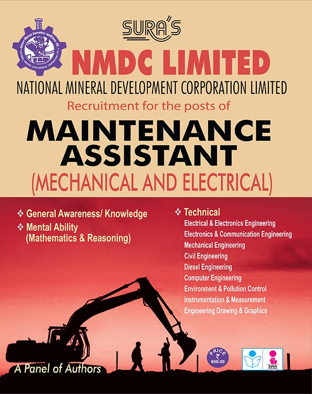 SURA`S NMDC Maintenance Assistant (Mechanical and Electrical ) Exam Books 2026