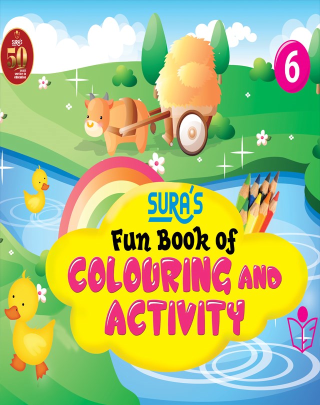 SURA`S Fun Book of Colouring and Activity - 6