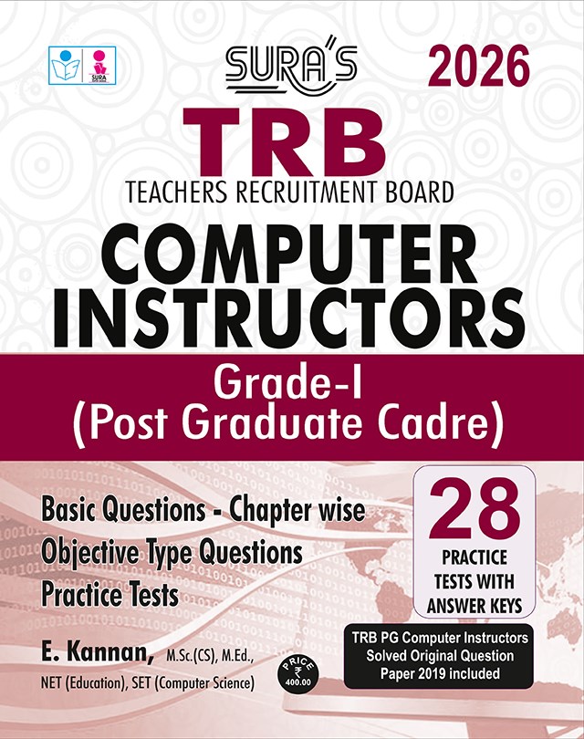SURA`S TRB Computer Instructors Grade I Post Graduate Cadre Exam Books - LATEST EDITION 2026