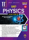 SURA`S 11th Standard Physics Volume - I and II (Combined) Exam Guide in English Medium 2023-24 Edition