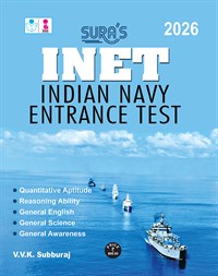 SURA`S INET (Indian Navy Entrance Test) Exam Books - LATEST EDITION 2026