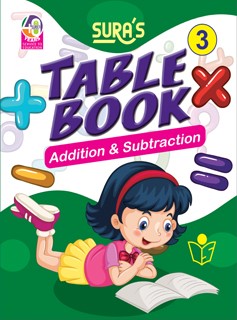 SURA`S Table Book Addition and Subtraction - 3