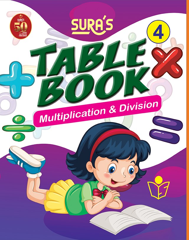 SURA`S Table Book Multiplication and Division - 4