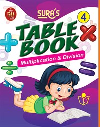 SURA`S Table Book Multiplication and Division - 4