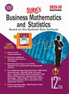 SURA`S 12th Std Business Mathematics and Statistics Volume 1 and 2 Exam Guide in English Medium 2023-24 Edition