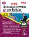 SURA`S 12th Std Business Mathematics and Statistics Exam Guide in English Medium 2025-26 Latest Updated Edition