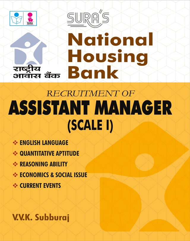 SURA`S National Housing Bank (NHB) Assistant Manager Scale I Exam Books in English - Latest Updated Edition