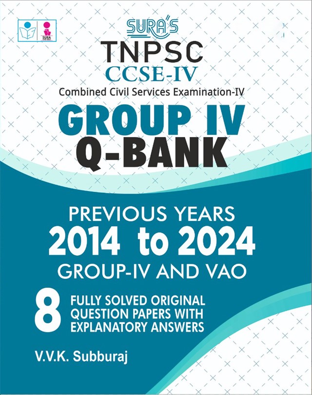 SURA`S TNPSC CCSE-IV GROUP IV and VAO QUESTION BANK BOOK - LATEST EDITION 2026