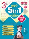 SURA`S 3rd standard 5 in 1 Term - III Guide English Medium - Latest Edition 2022-23