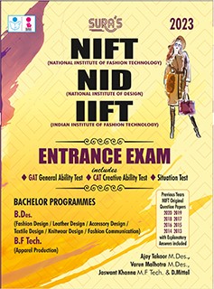 SURA`S NIFT - NID - IIFT - Entrance Exam (GAT-CAT-Situation Test) Book - Latest Edition 2023