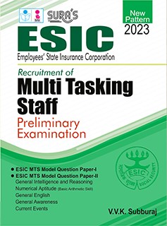 ESIC MTS (Multi Tasking Staff) Preliminary Exam Book in English Medium - Latest Edition 2023