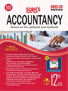 SURA`S 12th Standard Accountancy Guide in English Medium 2022-23 Latest Updated Edition
