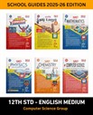 SURA`S 12th STD All subjects in 1 bundle Offer For Computer Science group students (Tamil, English,Mathematics,Computer science,Physics,Chemistry) Set of 6 Guides - English Medium 2025-26