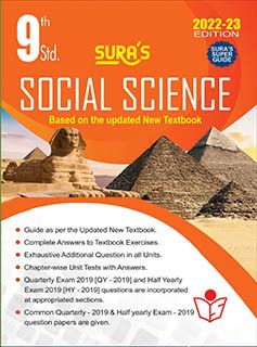 SURA`S 9th Standard Guide Social Science Full Year English Medium 2022-23 Latest Edition