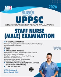 SURA`S UPPSC (Uttar Pradesh Public Service Commission) Staff Nurse (MALE) Examination Books - Latest Edition 2026