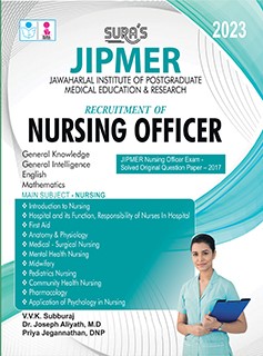 SURA`S JIPMER Recruitment of Nursing Officer Exam Book - Latest Updated Edition 2023