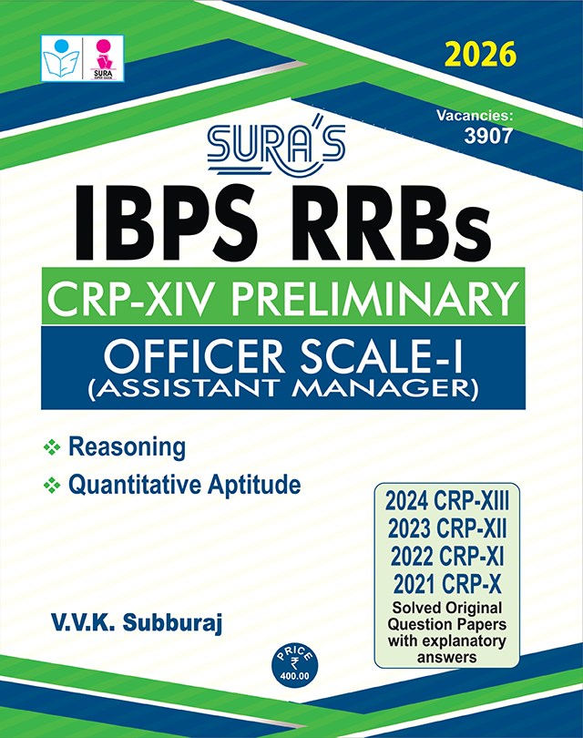 SURA`S IBPS RRBs CRP-XII Preliminary Officer Scale-I(Assistant Manager) Exam Book 2026