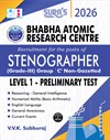 SURA`S Bhabha Atomic Research Centre (BARC) For Post Of Stenographer (Grade-III) Group C Non-Gazetted Level 1 - Preliminary Test Exam Book - Latest Updated Edition 2026