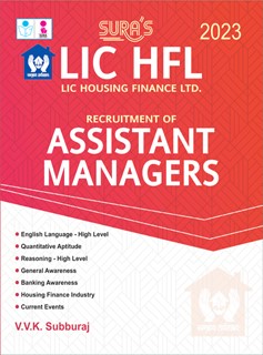 SURA`S LIC HFL (Housing Finance Ltd) Assistant Managers Exam Book in English Medium - Latest Updated Edition 2023