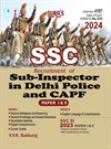 SSC Sub-Inspectors in Delhi Police and CAPFs Paper 1 and 2 Exam Book in English Medium - Latest Updated Edition 2024