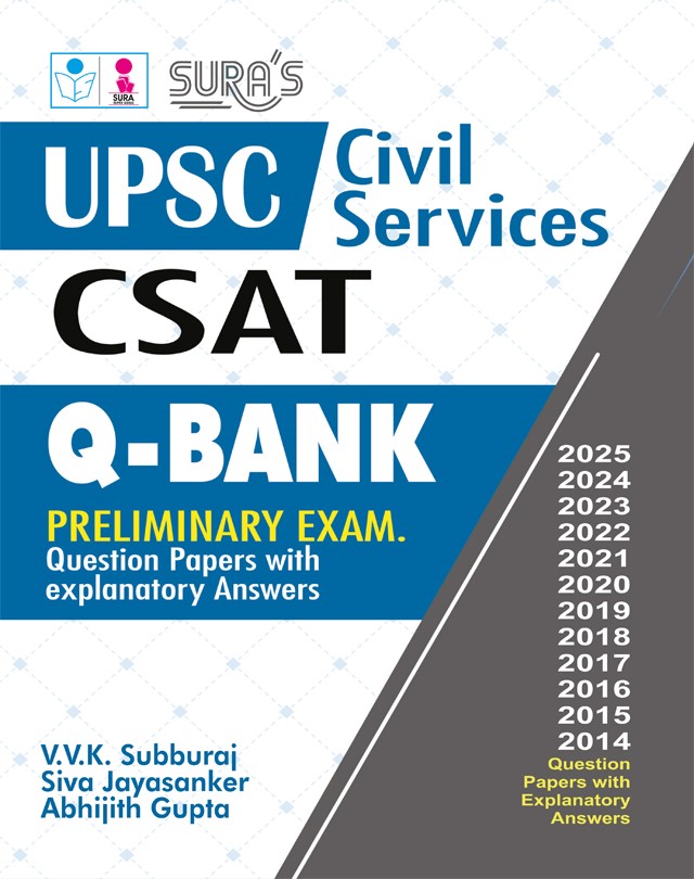 SURA`S UPSC Civil Services CSAT Previous Years Questions with Explanatory Answers Book in English - Latest Updated Edition 2026