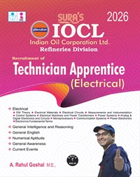 SURA`S IOCL ( Refineries Division ) Technician Apprentice Electrical Exam Book in English - LATEST EDITION 2026