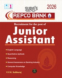 SURA`S REPCO BANK Junior Assistant Exam Book in English Medium - Latest Updated Edition 2026