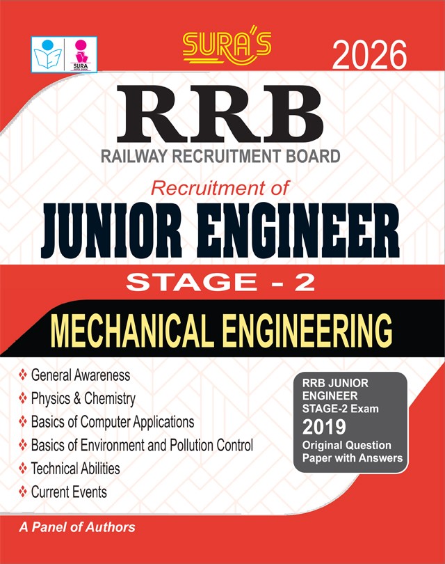 SURA`S RRB Junior Engineer Stage - 2 Mechanical Engineering Exam Book in English Medium - Latest Updated Edition 2026