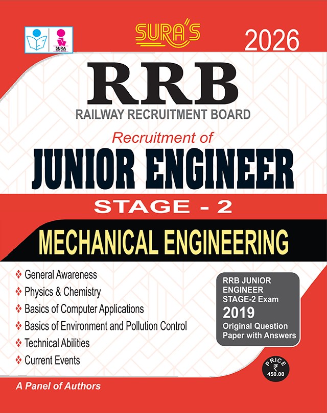 SURA`S RRB Junior Engineer Stage - 2 Mechanical Engineering Exam Book in English Medium - Latest Updated Edition 2026