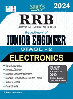 SURA`S RRB Junior Engineer Stage - 2 Electronics Engineering Exam Book in English Medium - Latest Updated Edition 2024