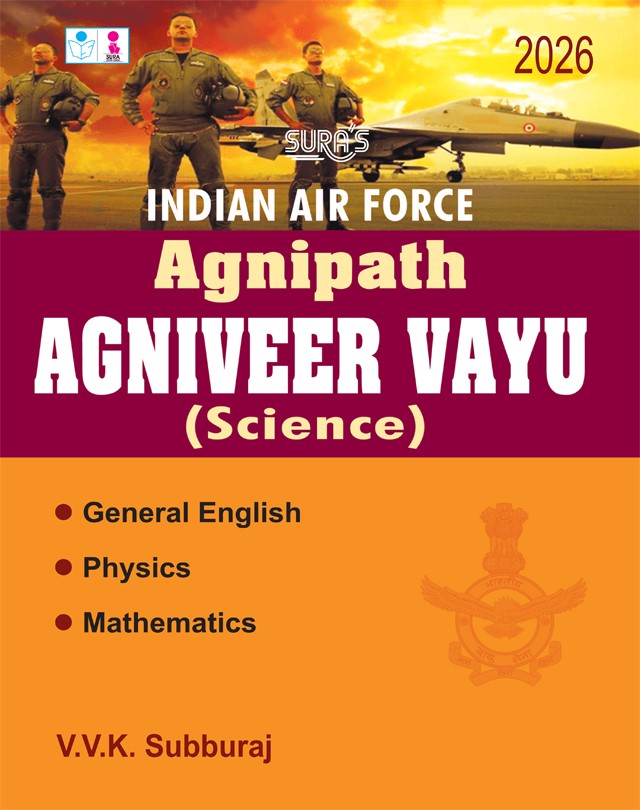 SURA`S Indian Air Force Agnipath Agniveer Vayu Science Exam Book in English Medium - Latest Updated Edition 2026