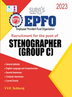 SURA`S EPFO Stenographer (Group C) Exam Book in English Medium - Latest Updated Edition 2023