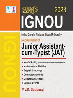 SURA`S IGNOU Junior Assistant-cum-Typist (JAT) Exam Book in English Medium - Latest Updated Edition 2023