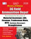 SURA`S Ministry OF Defence 36 Field Ammunition Depot ( Material Assistant , LDC , Fireman, Tradesman Mate, MTS,Draughtsman) Exam Book Guide 2026