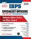 SURA`S IBPS SO Specialist Officers CRP SPL-XIII Preliminary Exam Book Guide Law Officer Scale I in English Medium 2026