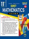 SURA`S 11th Standard Mathematics Volume I & II Exam Guide in English Medium 2024-25 Edition - Based on the Updated New Textbook