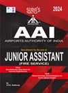 SURA`S AAI (Airports Authority of India) Junior Assistant Fire Service Exam Book Guide in English Medium 2024