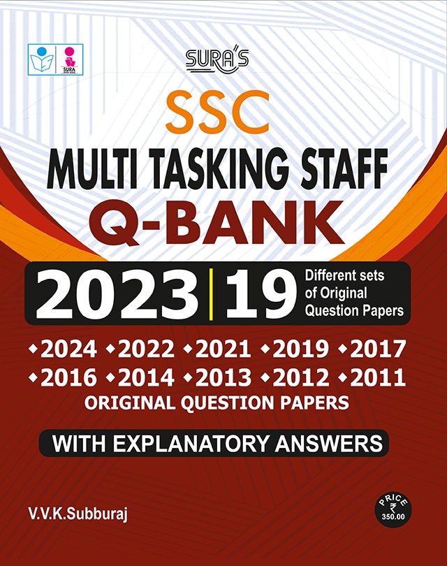 SURA`S SSC MTS Multi Tasking Staff Q-Bank Original Question Papers with Explanatory Answers Book in English 2026