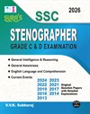 SURA`S SSC Stenographer Grade C & D Exam Book Guide and Original Question Papers in English Medium 2026