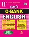SURA`S 11th Std Q-Bank English Subject Exam Question Papers - Latest Updated Edition